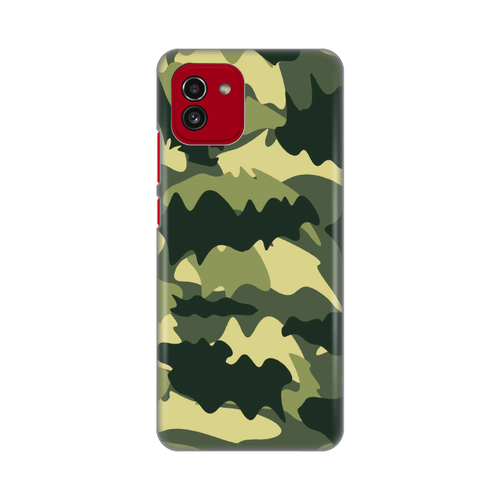 Torbica Silikonska Print Skin za Samsung A035G Galaxy A03 Army slika 1