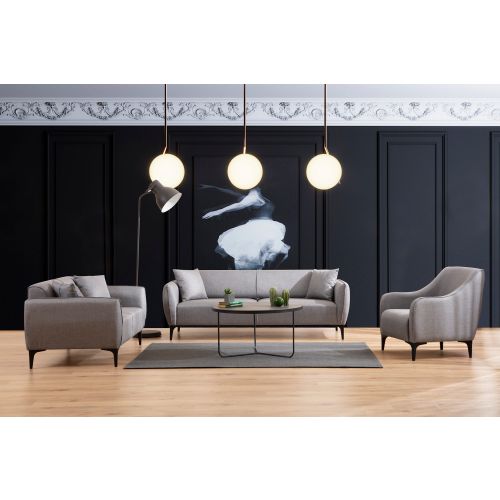 Atelier Del Sofa Fotelja, Sivo, Belissimo - Grey slika 2