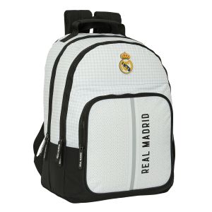 Školski Ruksak Real Madrid C.F. 24/25 Bijela Siva 32 x 42 x 16 cm