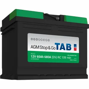 TAB AGM Stop & Go Akumulator 12V, 60Ah, D 