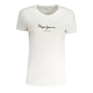 PEPE JEANS WOMEN'S SHORT SLEEVE T-SHIRT WHITE