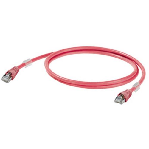 Weidmüller 1166030050 RJ45 mrežni kabel, Patch kabel cat 6a S/FTP 5.00 m crvena UL certificiran 1 St. slika 1