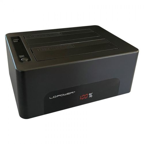 HDD D. Station dual bay LC-DOCK-U3-V 2xSSD/HDD Black, USB 3.0 slika 6