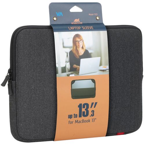 Torba RivaCase 13.3" Antishock 5123 Dark Grey MacBook 13 sleeve slika 2