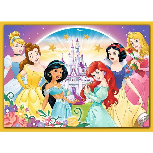 TREFL puzzle Disney Princess 4u1 (35,48,54,70) 34385 slika 4