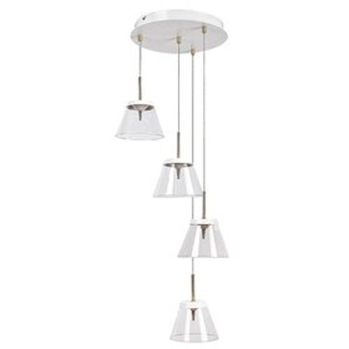 Rabalux Aviana, visilica, LED 24W, bela/bronze slika 1