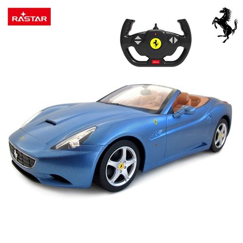 Licencirani auto na daljinsko upravljanje 1:12 Ferrari California RASTAR - plavi slika 1