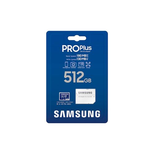 Samsung Memorijska kartica PRO PLUS MicroSDXC 512GB U3 + SD Adapter MB-MD512SA slika 3