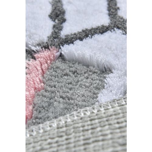 Colourful Cotton Kupaonski tepih akrilni (3 komada), Rüya - Grey slika 4