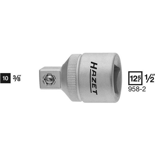 Hazet  958-2 adapter za nasadni ključ   Pogon (odvijač) 1'' Izlaz 3/8'' (10 mm) 36 mm 1 St. slika 3