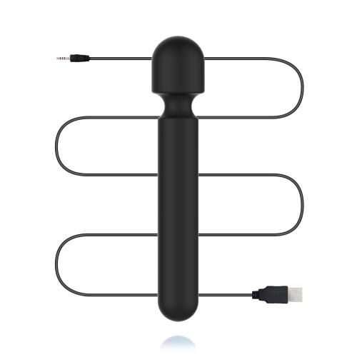 Digitalni Super Wand vibrator BLACQ, crni slika 4