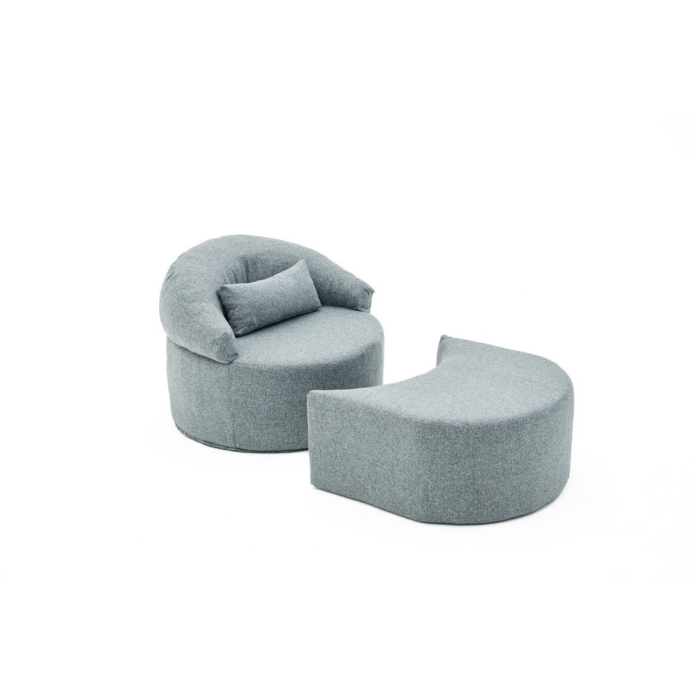 Jednosjed Sofa-krevet Pitta u sivoj boji slika 6