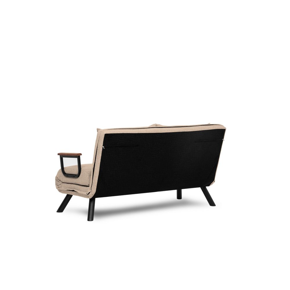 Sando 2-Seater - Krem Dvosjed koji se pretvara u krevet slika 6