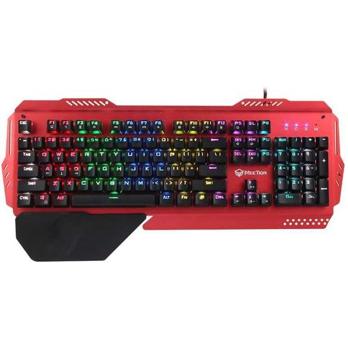 MEETION MK20 MEHANIČKA METALNA RGB Tastatura, CRVENA slika 1