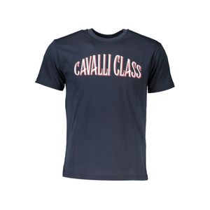 CAVALLI CLASS T-SHIRT SHORT SLEEVE MAN BLUE