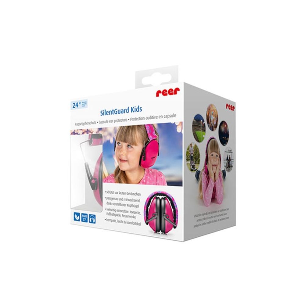 Reer Zaštitne slušalice za djecu SilentGuard Kids, Roze slika 5