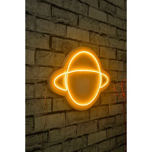 Wallity Ukrasna plastična LED rasvjeta, Saturn - Yellow slika 1