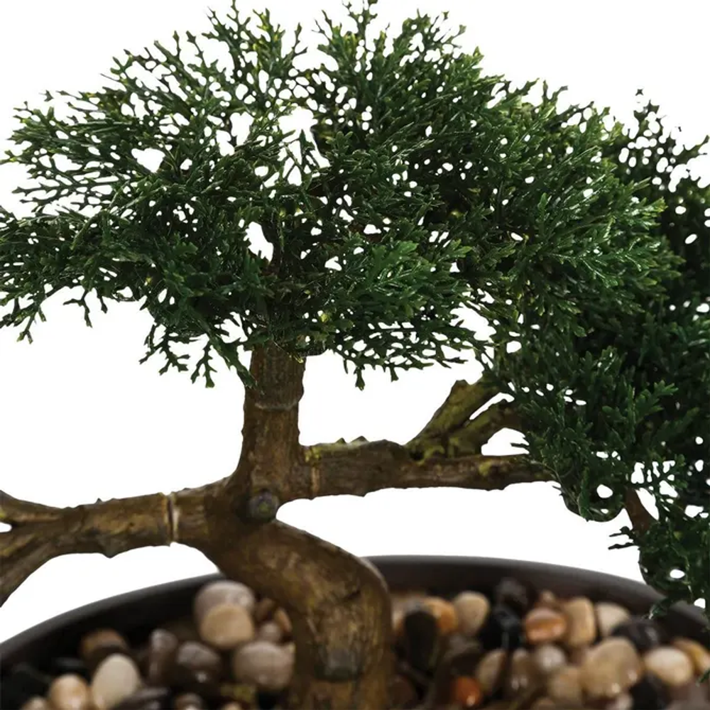 Atmosphera umjetno cvijeće bonsai 23cm keramika crna slika 2
