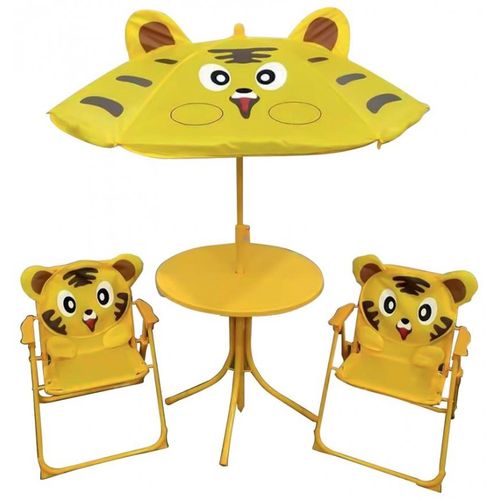 Dječji set Tiger: Sunčobran fi 105cm i stol fi 50cm slika 1