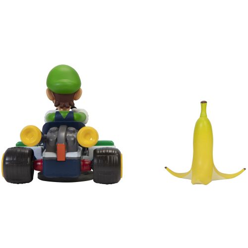 Mario Kart spinout Luigi Kart figure 6cm slika 3