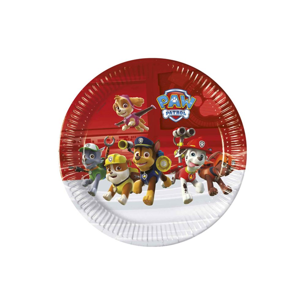 Papirni tanjir Paw Patrol 23 cm, 8 komada slika 1