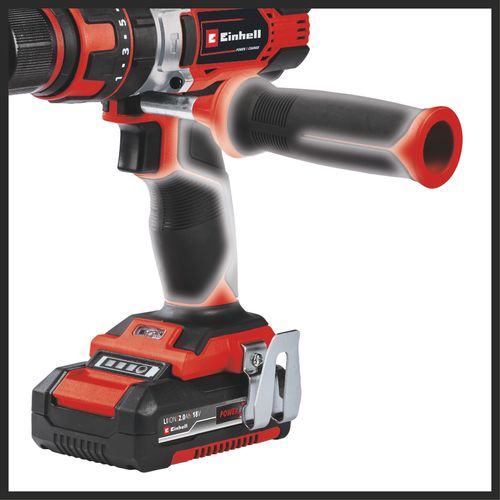 Einhell Akumulatorska udarna bušilica Set TE-CD 18/48 Li-i (2x2,0Ah) slika 12