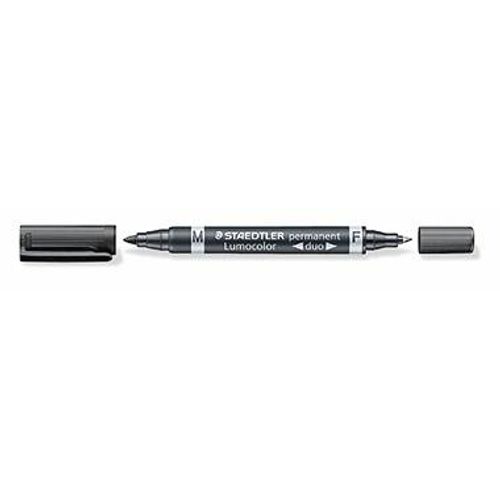 Staedtler Lumocolor duo 348 348-9 trajni marker crna vodootporno: da slika 1