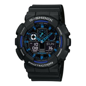 Muški sat Casio G-Shock GA-100-1A2ER Ø 51 mm - Crna Pisana