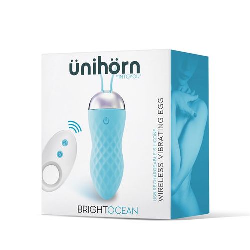 Unihorn Brightocean Egg vibrator tirkizni slika 4