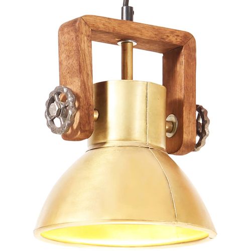 Industrijska viseća svjetiljka 25 W mjedena okrugla 19 cm E27 slika 19