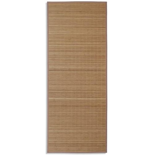 Tepih od bambusa u smeđoj boji 80 x 200 cm slika 19