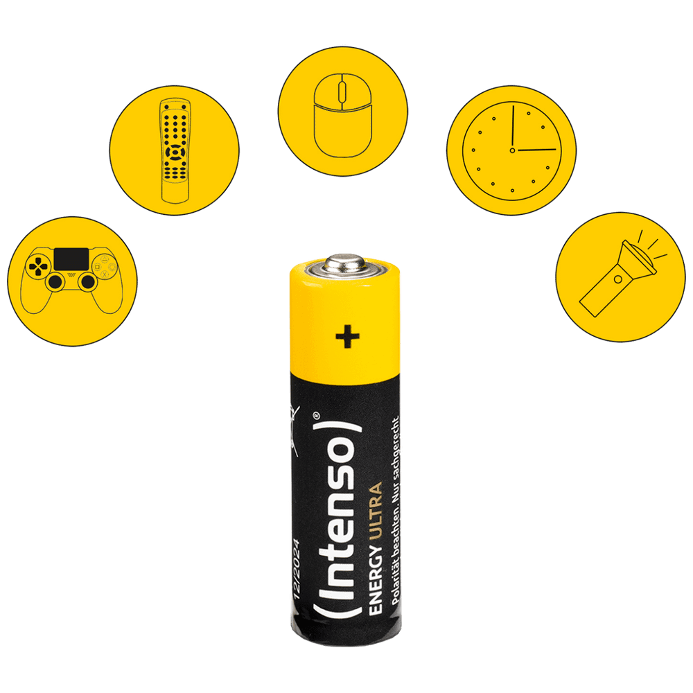 (Intenso) Baterija alkalna, AAA LR03/4, 1,5 V, blister 4 kom slika 2
