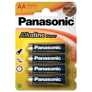 Panasonic alkalna baterija AA LR6E, blister pakiranje, 4 komada