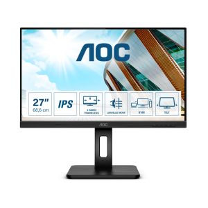 Monitor AOC IPS 27" 27P2C, 2xHDMI, DP, USB-C, HAS, zuč.