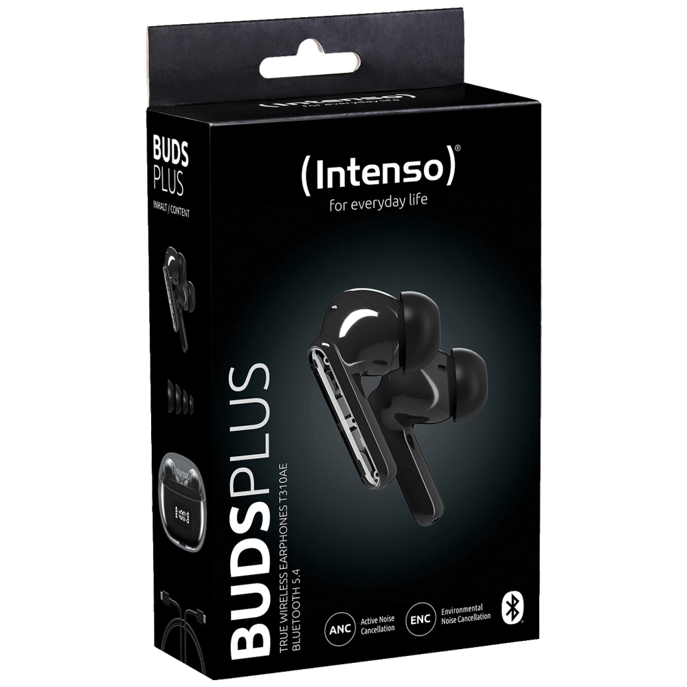 (Intenso) Slušalice bežične sa kutijicom za punjenje / Buds Plus T310AE, Black slika 7