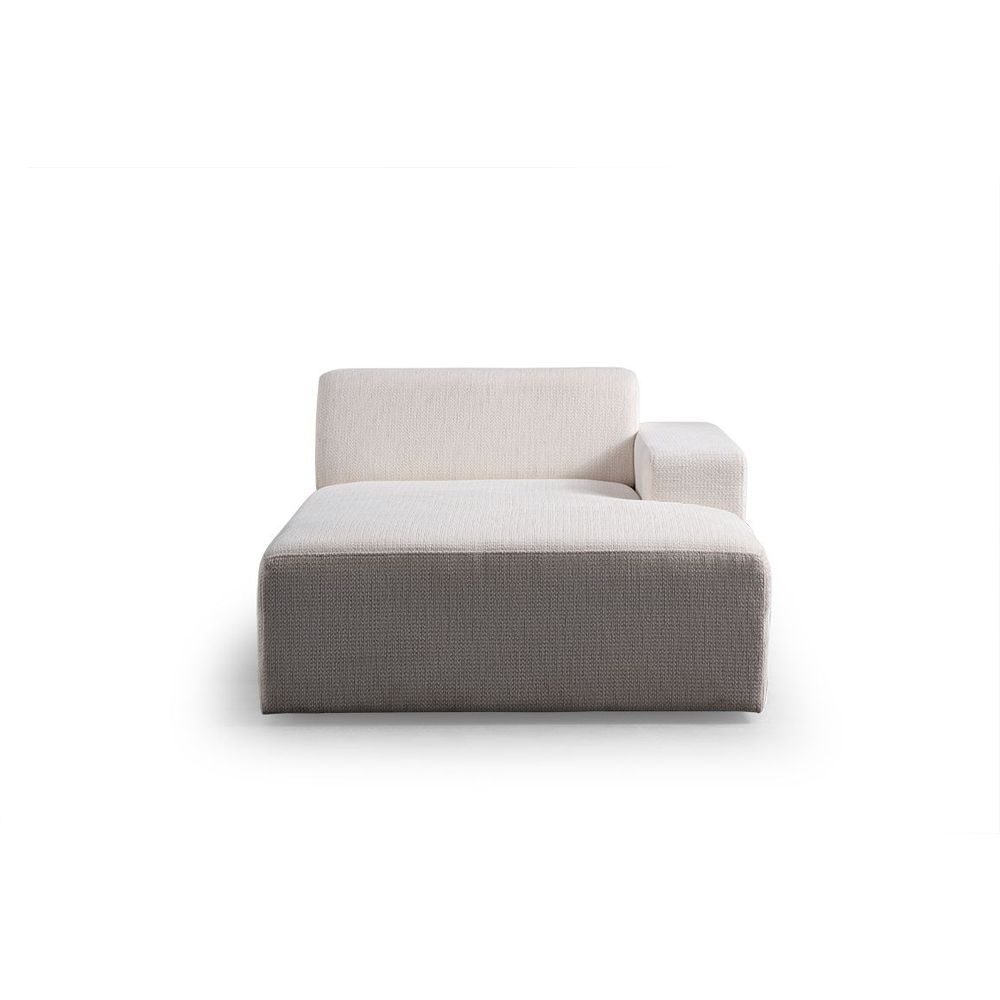 Ugaona Sofa Melva (L1,5 + O1 + C + O2 + Chl Desno + Stolić) - boja: bijela slika 6