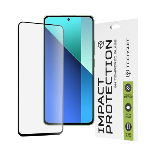 Techsuit – 111D Full Cover / Full Glue Glass za Xiaomi Redmi Note 13 4G – crno slika 1