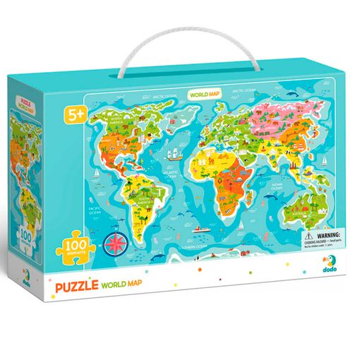 DODO Puzzle Mapa Sveta slika 1