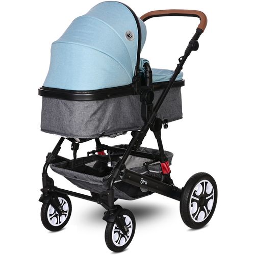 LORELLI LORA Sky Blue Kolica 3u1: Košara + Autosjedalica + Zimska Navlaka (0mj+) - (do 15kg/96cm) slika 5