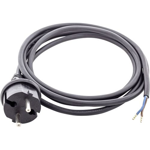 Gumeni priključni kabel s konturnim utikačem od 3 m HAWA 1008277 struja priključni kabel  crna 3.00 m slika 2