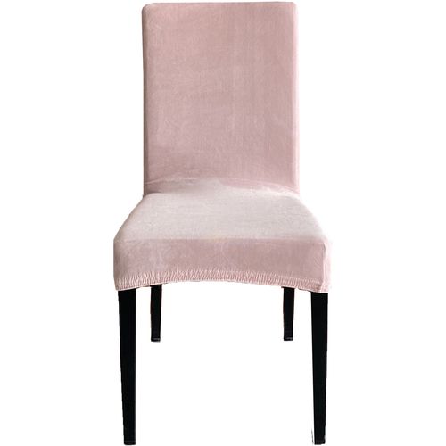 Sterling Navlaka za stolicu rastezljiva Velvet roza 45x52 cm, set od 2 kom slika 1