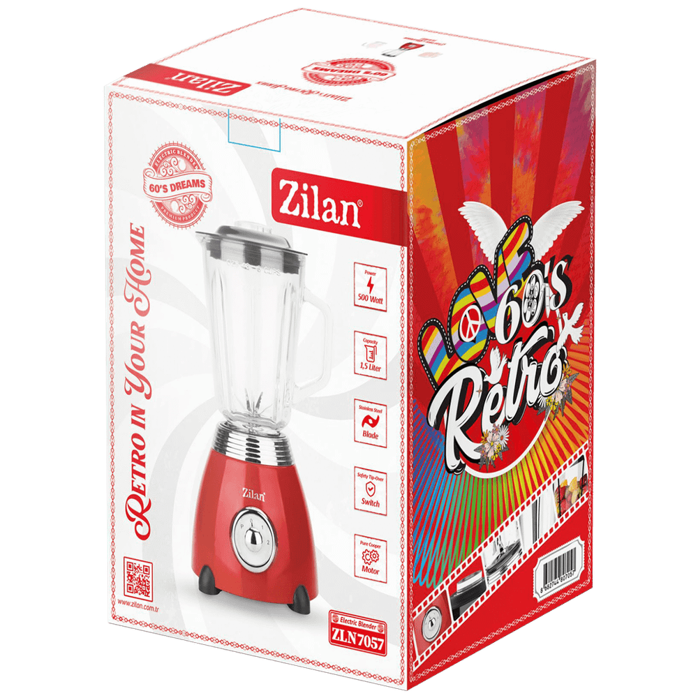 Zilan Blender zapremina 1.5 lit., 500W, 2 brzine, Retro - ZLN7057 slika 2