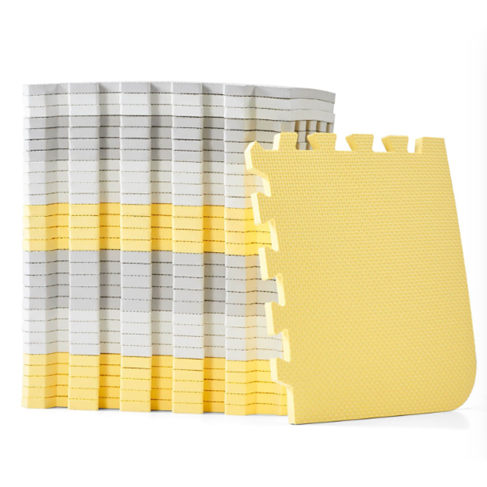 Kinderkraft Podloga za igru LUNO 150x180cm, Yellow slika 5