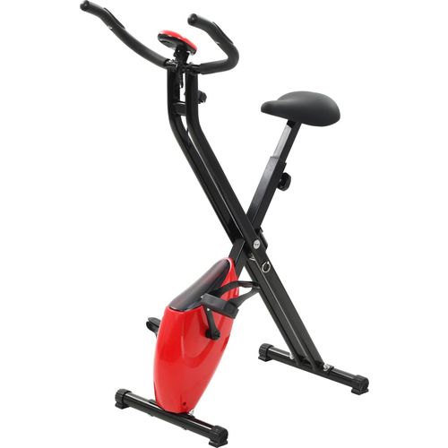 Magnetski bicikl za vježbanje s mjerenjem pulsa crno crveni slika 21