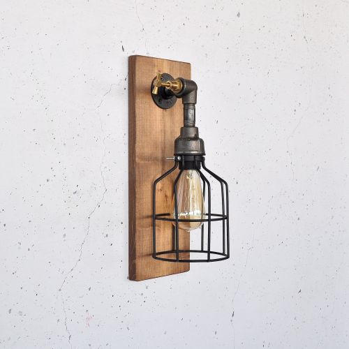 Pp171 Wooden Wall Lamp slika 7