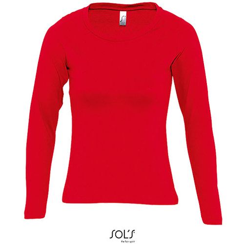 MAJESTIC ženska majica sa dugim rukavima - Crvena, L  slika 4