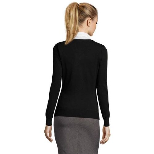 GALAXY WOMEN ženski džemper na V izrez - Crna, XL  slika 4
