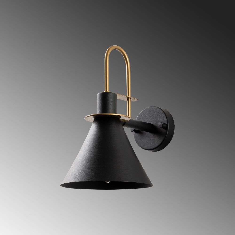 Zidna Lampa Arco - 15040, boje: Crna slika 7
