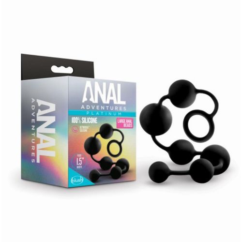 Silikonske analne kuglice Anal Adventures Platinum, large slika 3