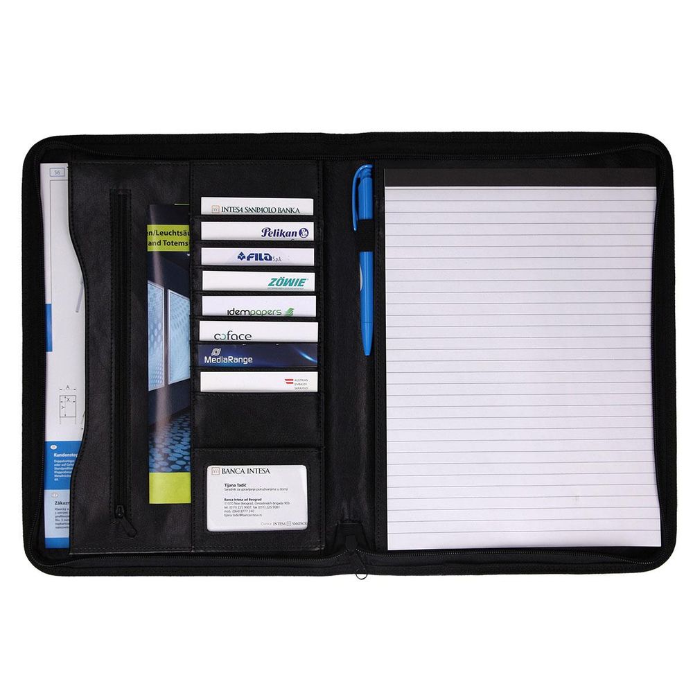 TipTop Office Mapa za Dokumenta Ambassador, A4, Crna slika 2